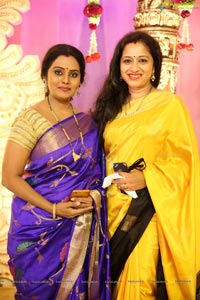 Ambica Krishna Grandson Wedding Reception