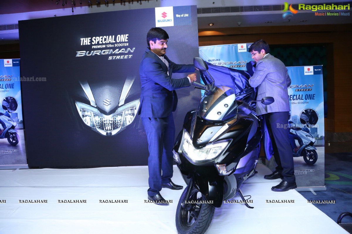 Grand Launch of Suzuki Burgman Street at Hotel Marigold