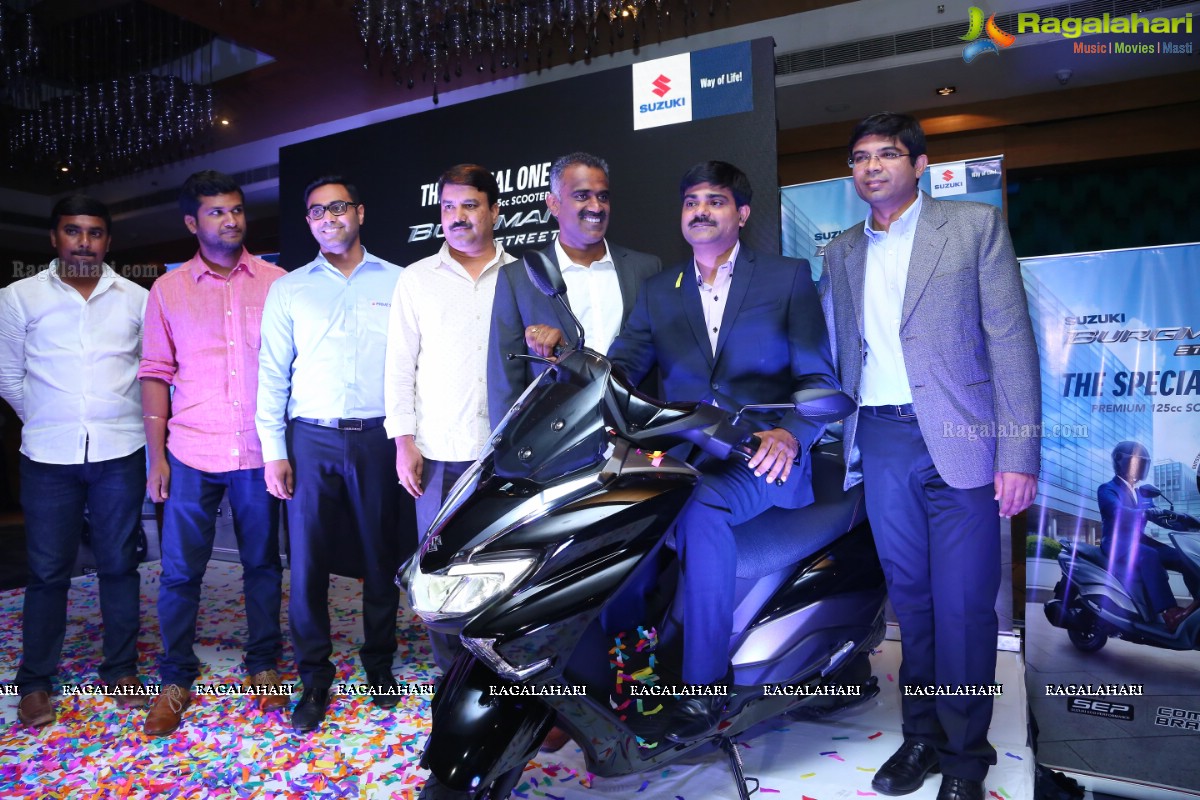 Grand Launch of Suzuki Burgman Street at Hotel Marigold