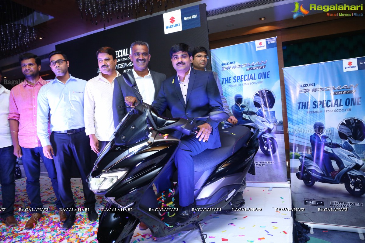 Grand Launch of Suzuki Burgman Street at Hotel Marigold