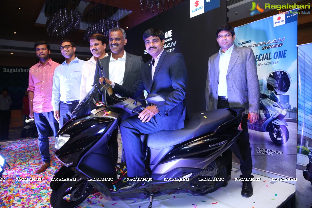 Grand Launch of Suzuki Burgman Street at Hotel Marigold