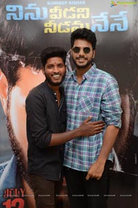 Sundeep Kishan Celebrates NVNN Success With his Fans 