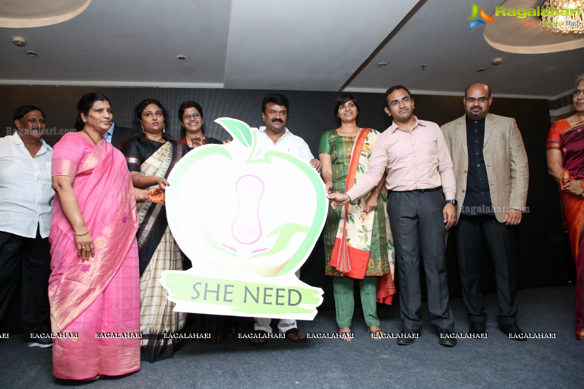 Apple Home For Orphan Kids 'She Need' Logo Launch at Taj Deccan