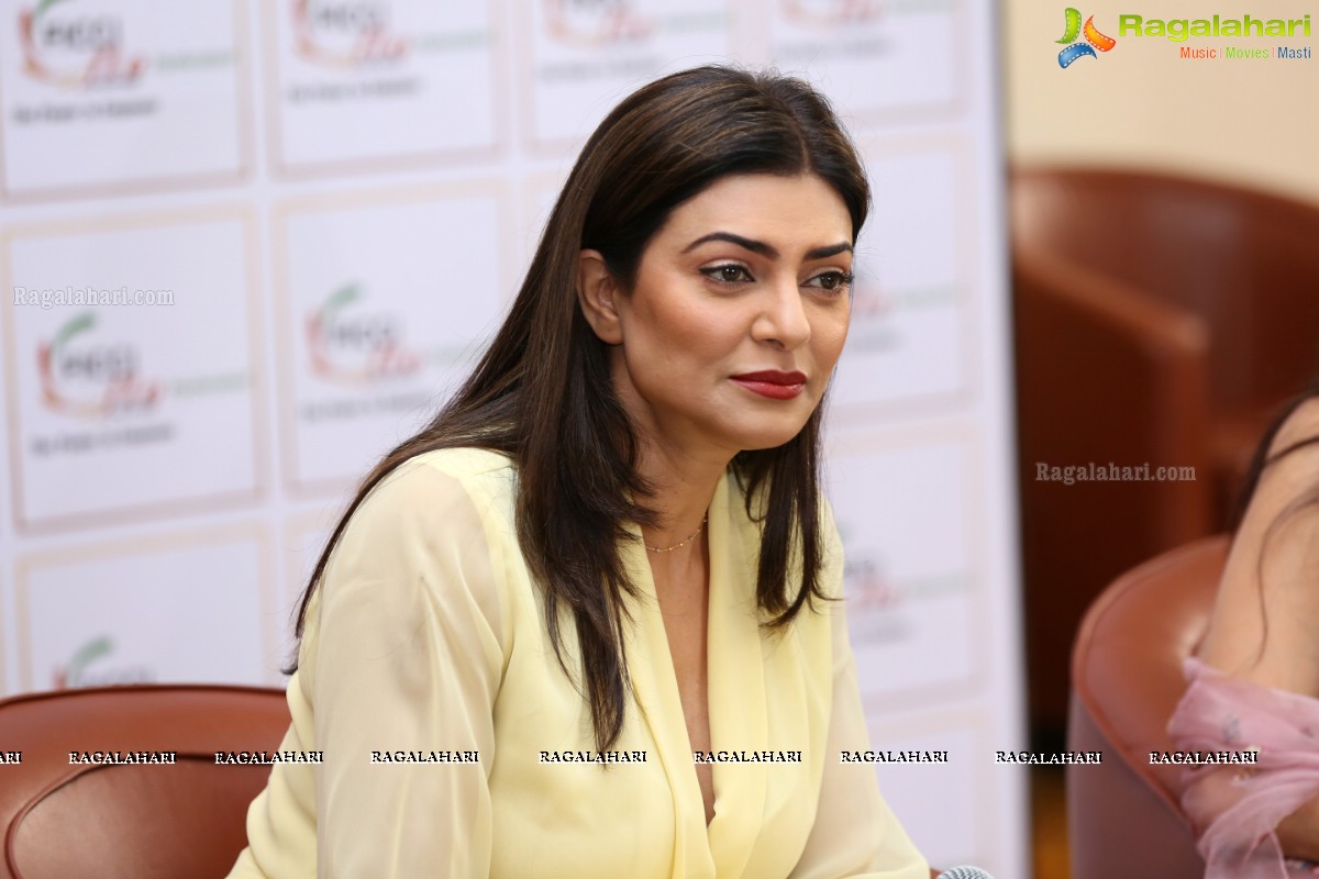 FICCI FLO Interactive Session with Sushmita Sen on 'Understanding :Adoption' with Moderator Dr. Anuradha Rao at ITC Kakatiya, Hyderabad