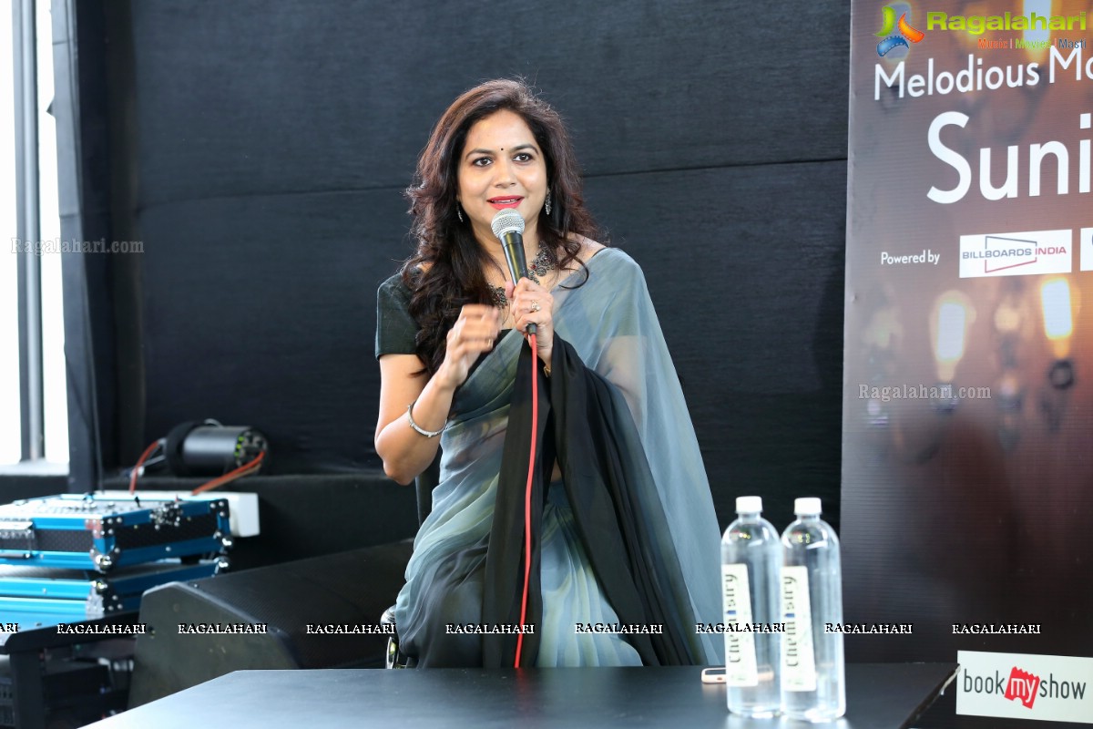 Melodious Moments With Sunitha - Live Concert Press meet at Chemistry