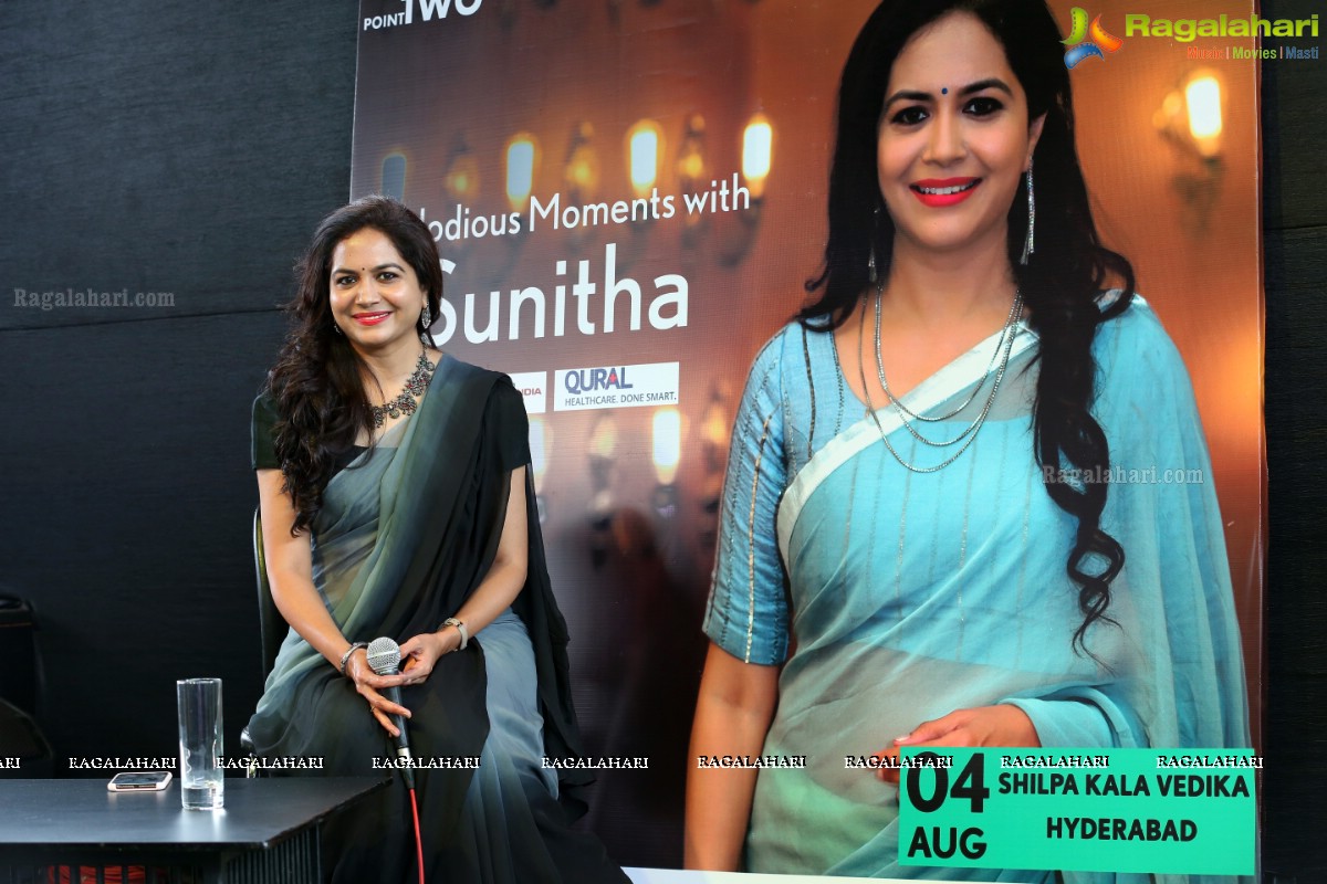 Melodious Moments With Sunitha - Live Concert Press meet at Chemistry