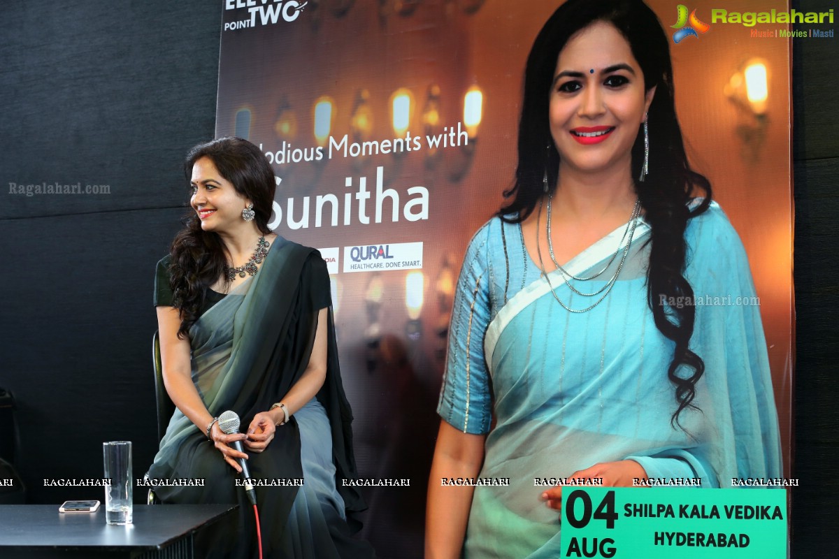 Melodious Moments With Sunitha - Live Concert Press meet at Chemistry