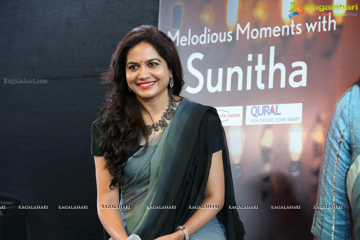 Melodious Moments With Sunitha - Live Concert Press meet at Chemistry