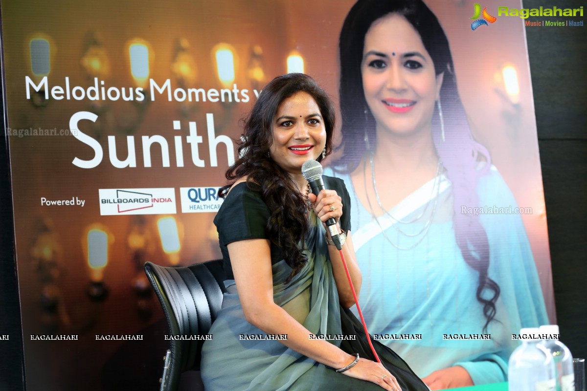 Melodious Moments With Sunitha - Live Concert Press meet at Chemistry