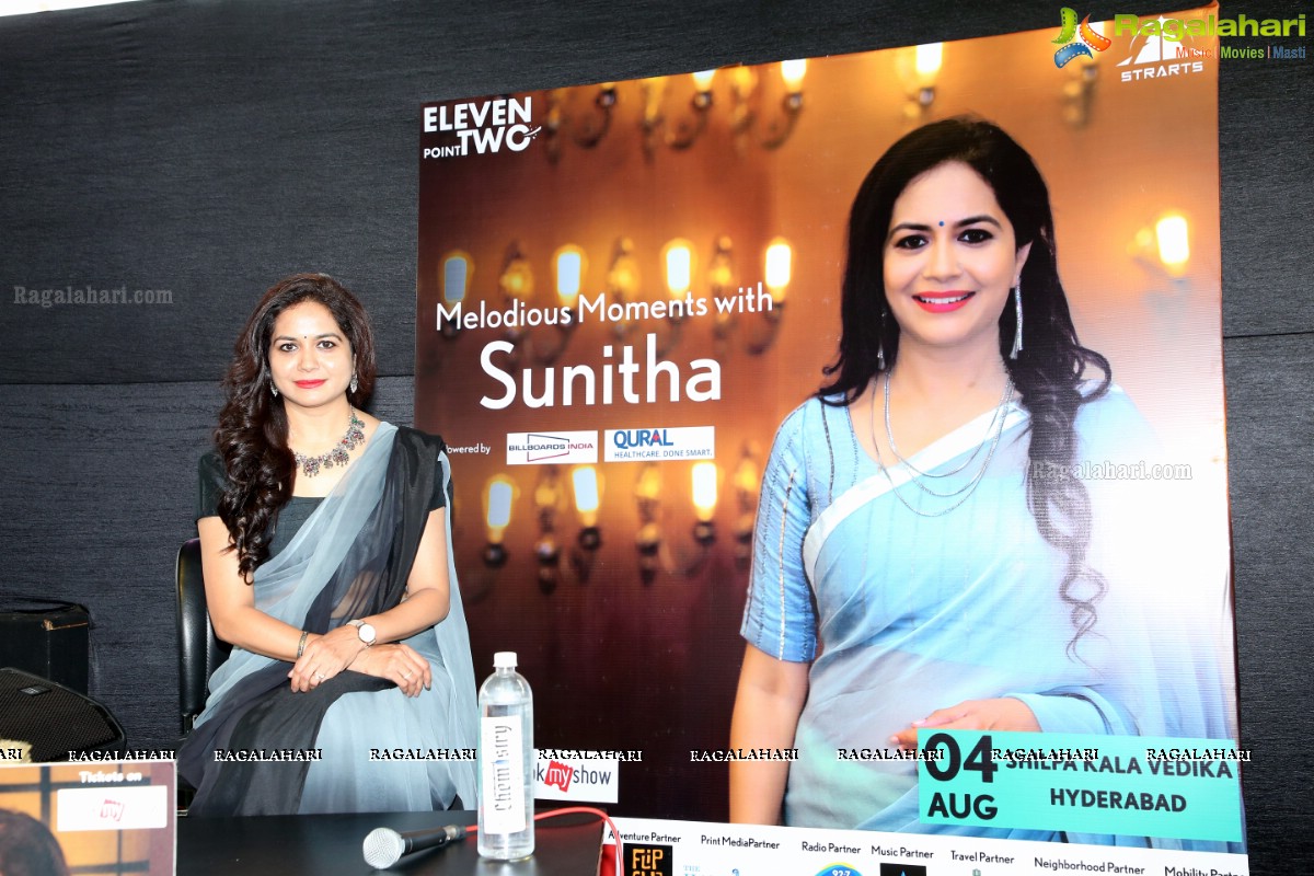 Melodious Moments With Sunitha - Live Concert Press meet at Chemistry