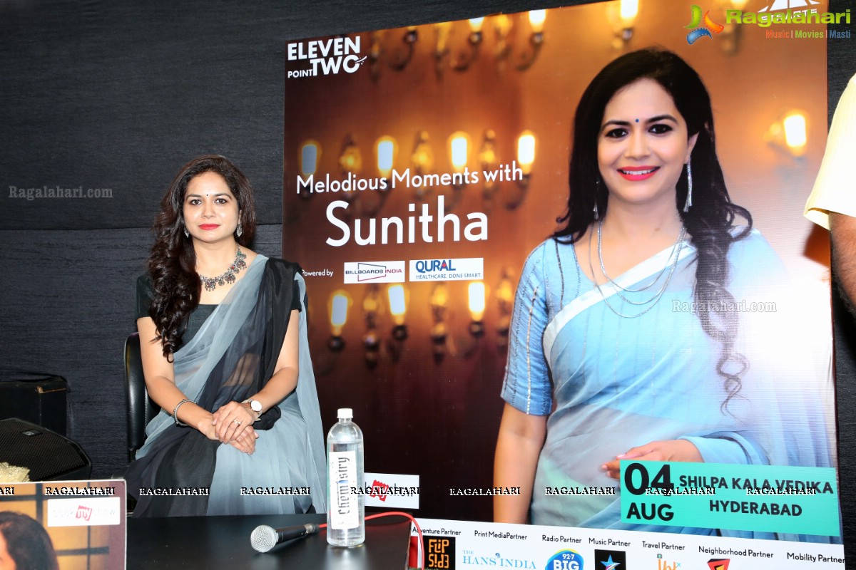 Melodious Moments With Sunitha - Live Concert Press meet at Chemistry