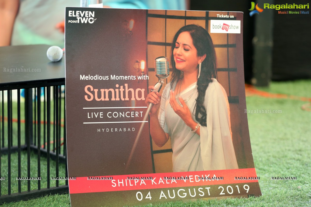 Melodious Moments With Sunitha - Live Concert Press meet at Chemistry