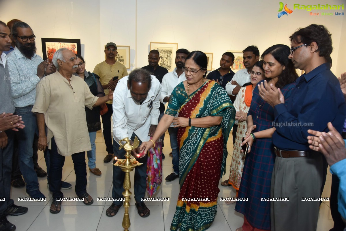 Group Show of Alumni of Sri Venkateswara College of Fine Arts 'Talents' at State Art Gallery