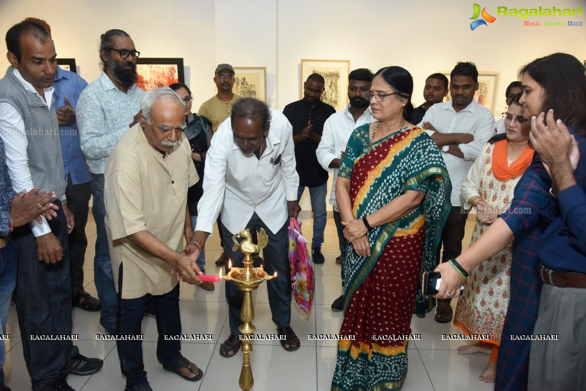 Group Show of Alumni of Sri Venkateswara College of Fine Arts 'Talents' at State Art Gallery