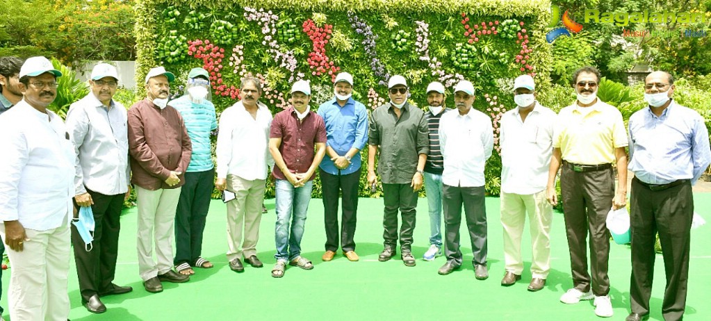 Chiranjeevi, Pawan Kalyan Promote 1 Lakh Tree Plantation Mission