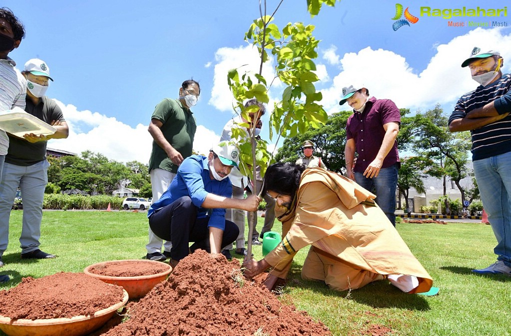 Chiranjeevi, Pawan Kalyan Promote 1 Lakh Tree Plantation Mission