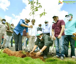 Chiranjeevi, Pawan Promote 1 Lakh Tree Plantation Mission