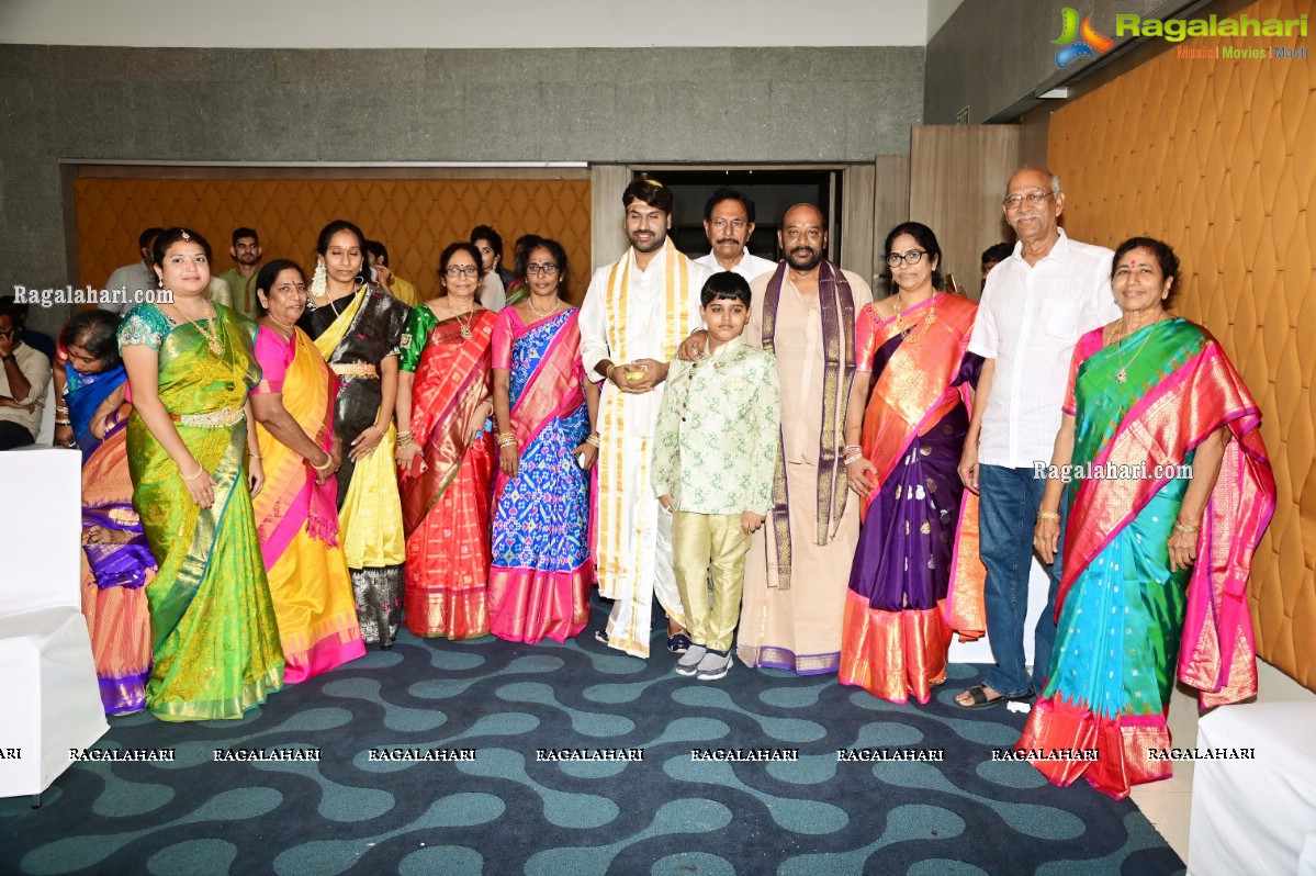 Producer Vallurupalli Ramesh's Son Maharshi Wedding Photos