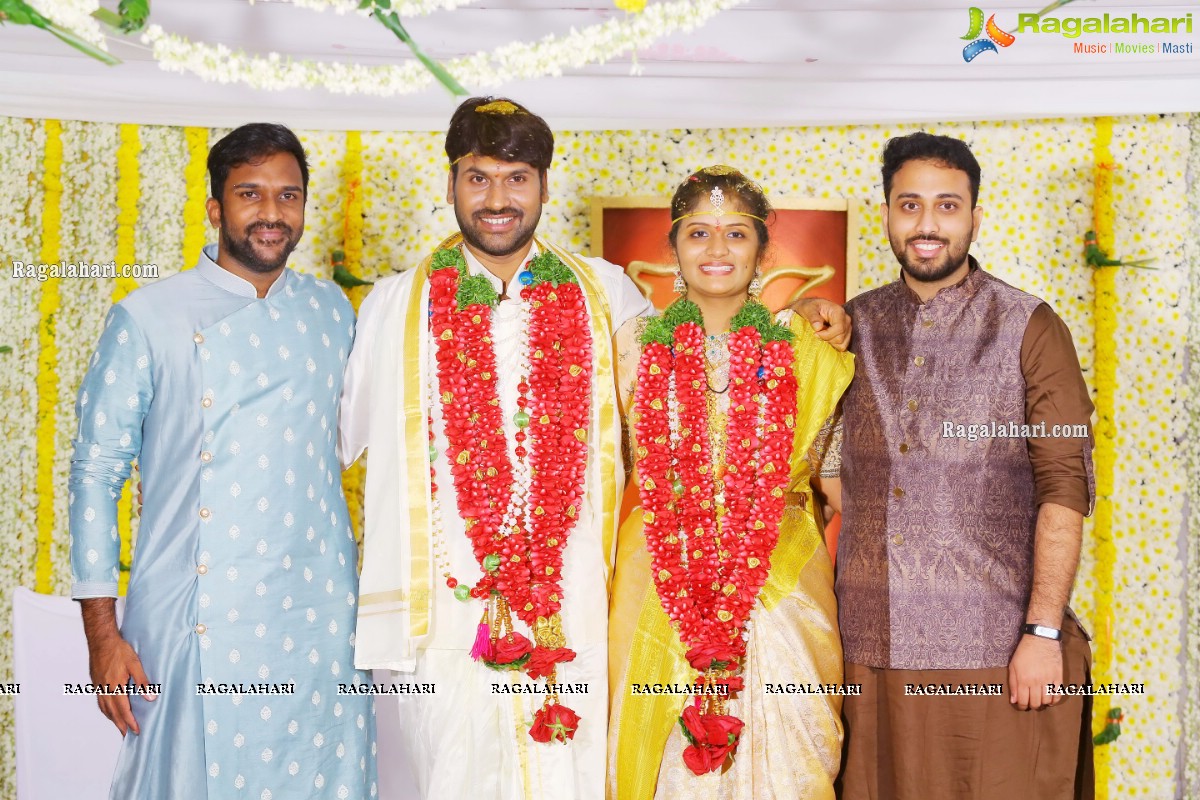 Producer Vallurupalli Ramesh's Son Maharshi Wedding Photos