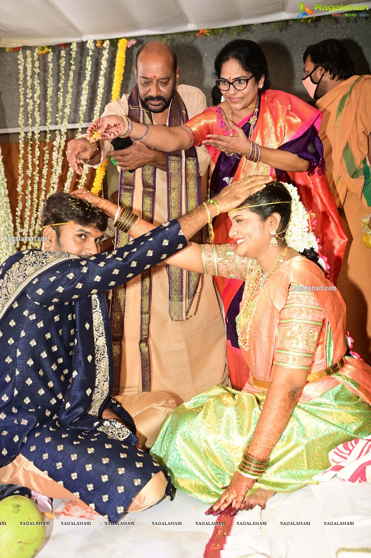 Producer Vallurupalli Ramesh's Son Maharshi Wedding Photos