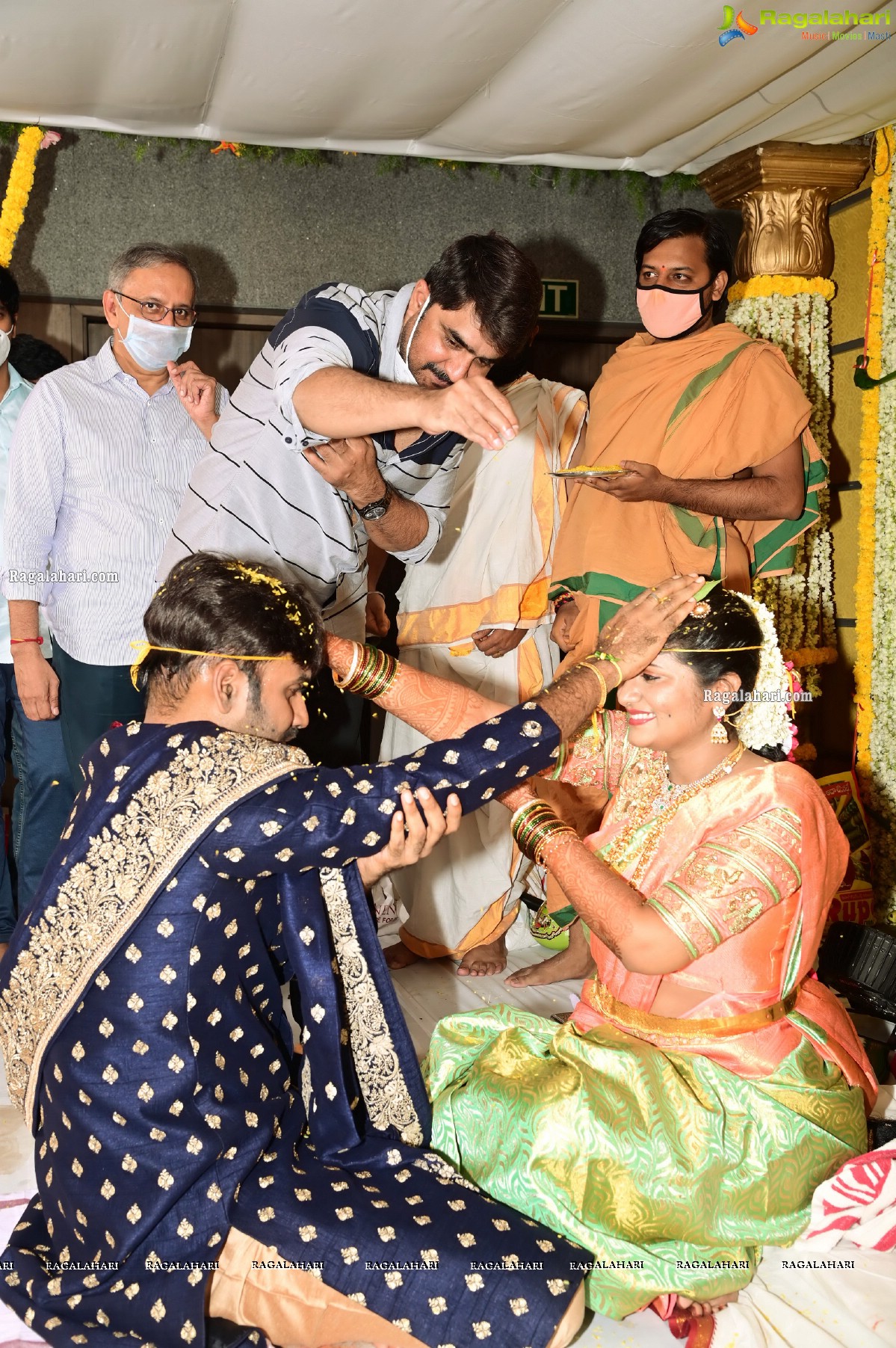 Producer Vallurupalli Ramesh's Son Maharshi Wedding Photos