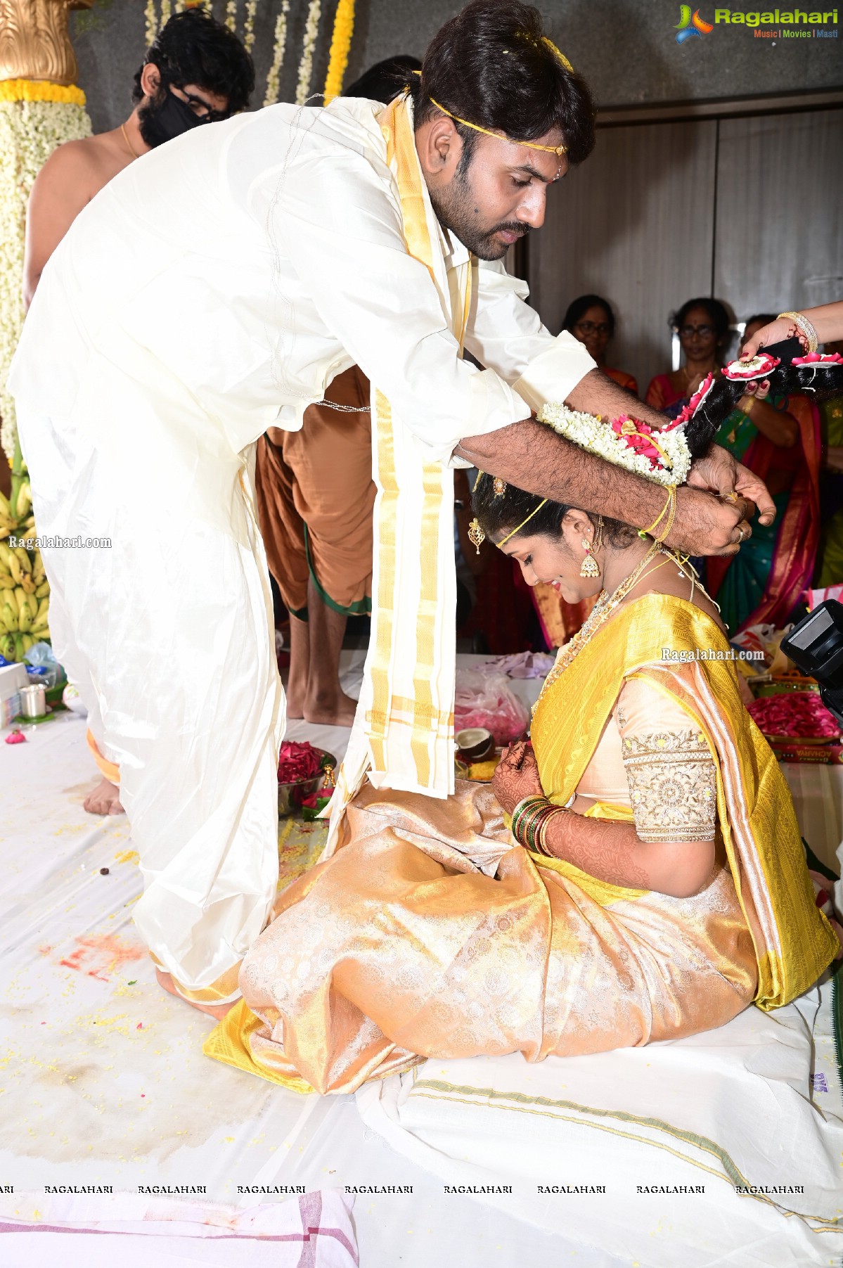 Producer Vallurupalli Ramesh's Son Maharshi Wedding Photos