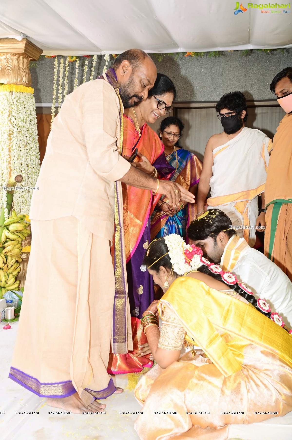 Producer Vallurupalli Ramesh's Son Maharshi Wedding Photos