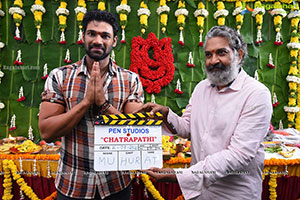 Bellamkonda Sreenivas's Chatrapathi Hindi Remake Launch