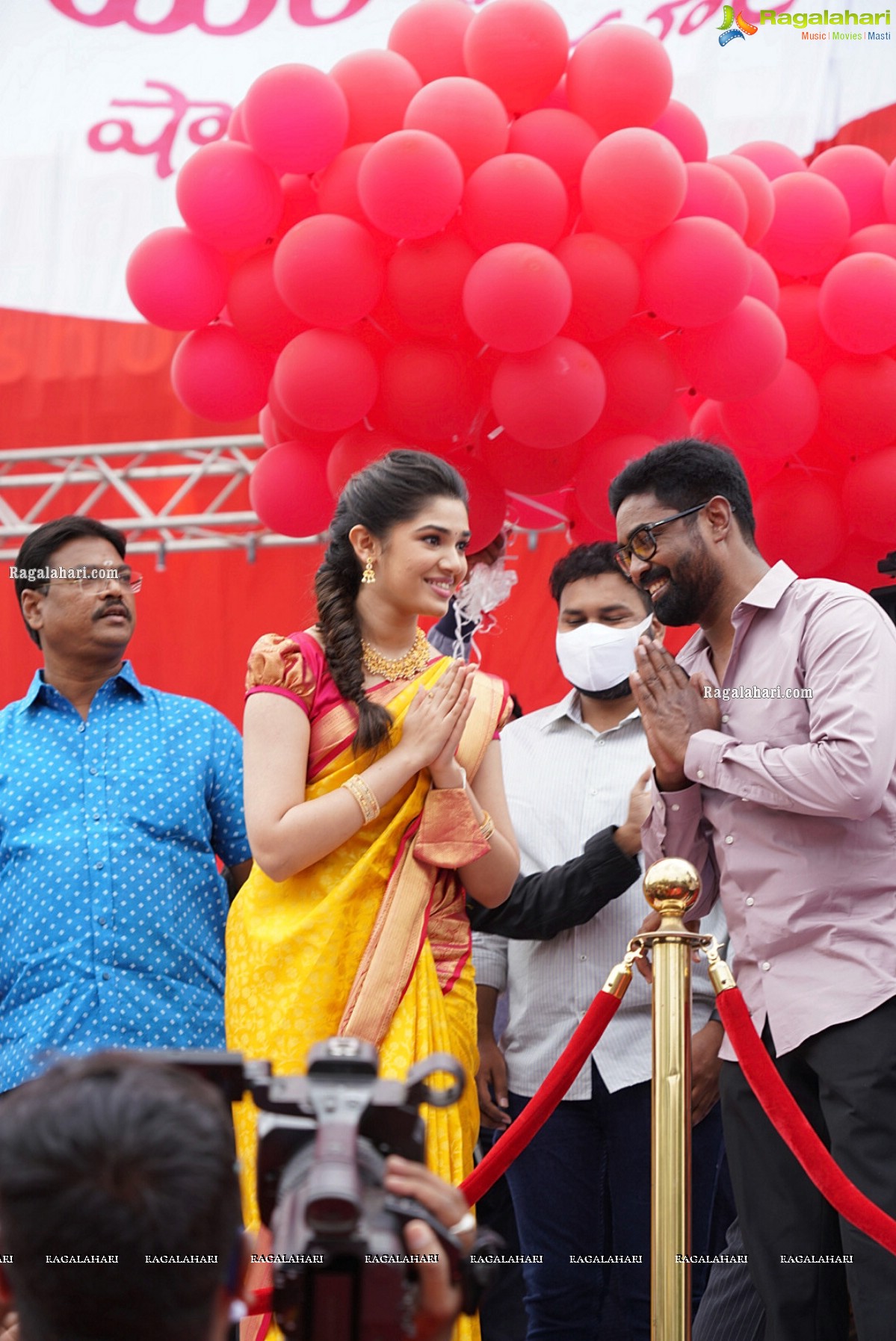 Krithi Shetty Inaugurates Maangalya Shopping Mall 10th Store at A.S.Rao Nagar