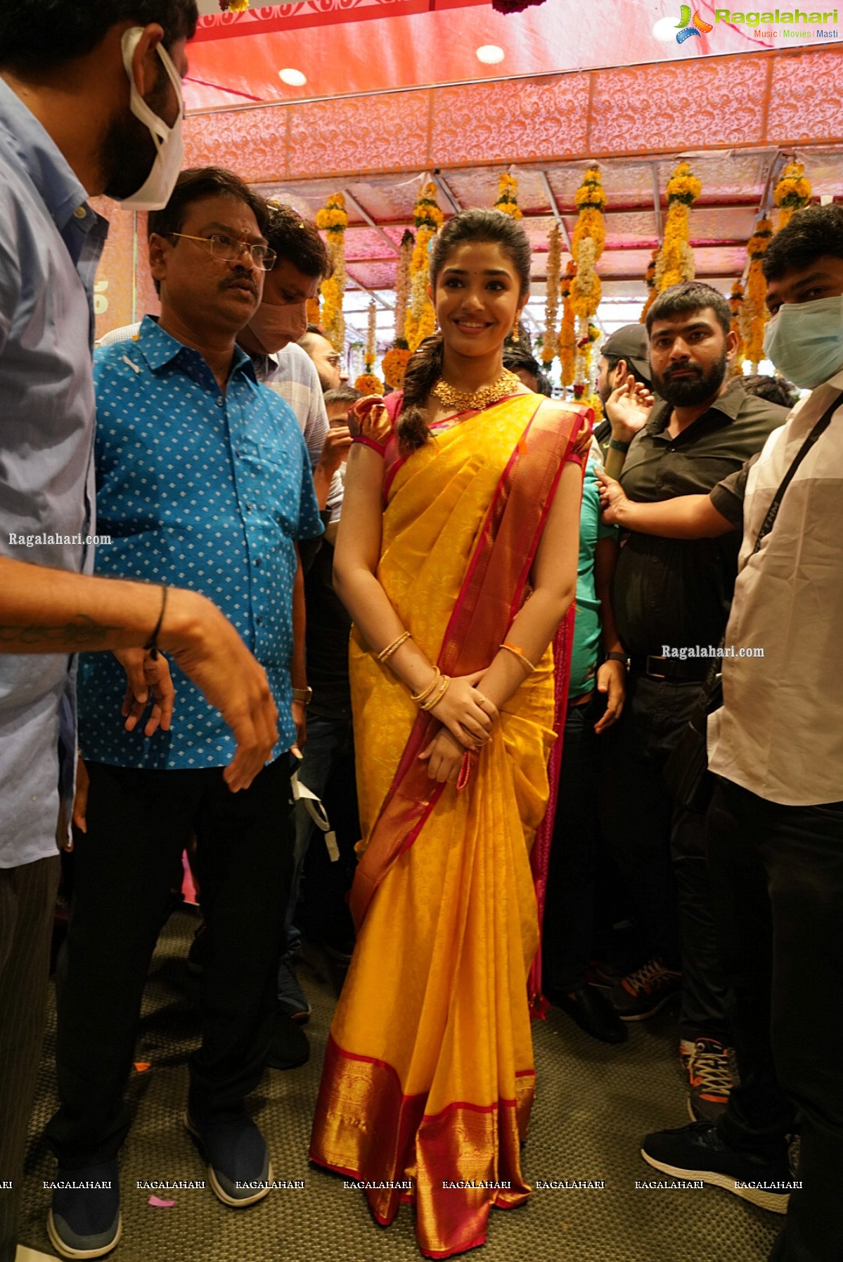 Krithi Shetty Inaugurates Maangalya Shopping Mall 10th Store at A.S.Rao Nagar