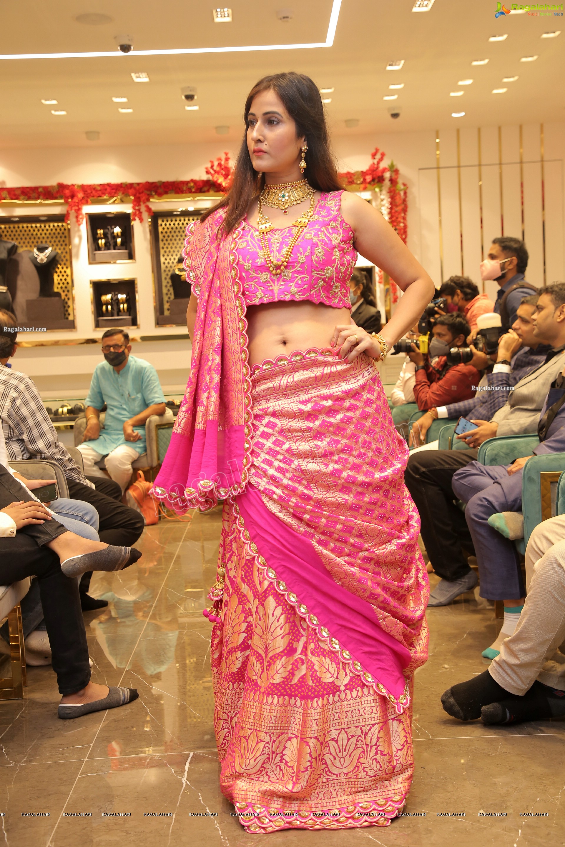 Shivraj Laxmichand Jain Jewellers Launch and Jewellery Fashion Showcase at Somajiguda, Hyderabad