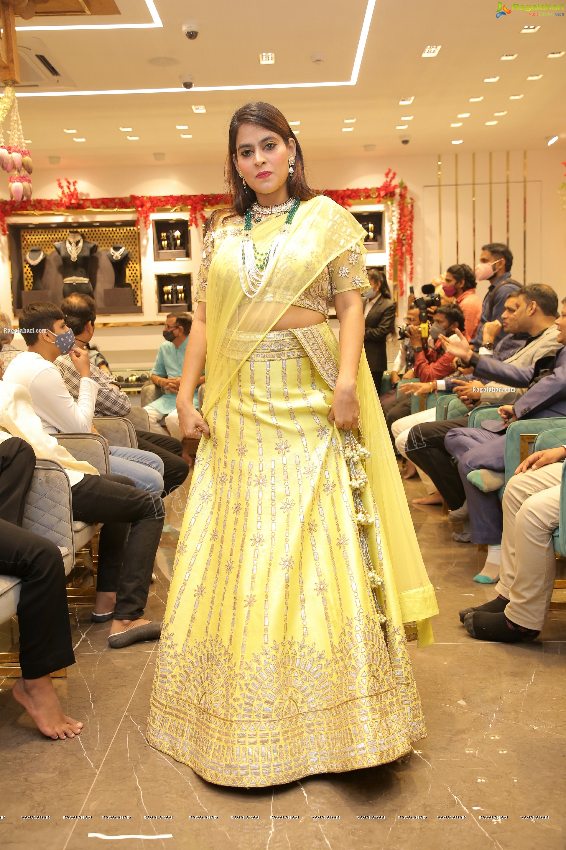 Shivraj Laxmichand Jain Jewellers Launch and Jewellery Fashion Showcase at Somajiguda, Hyderabad