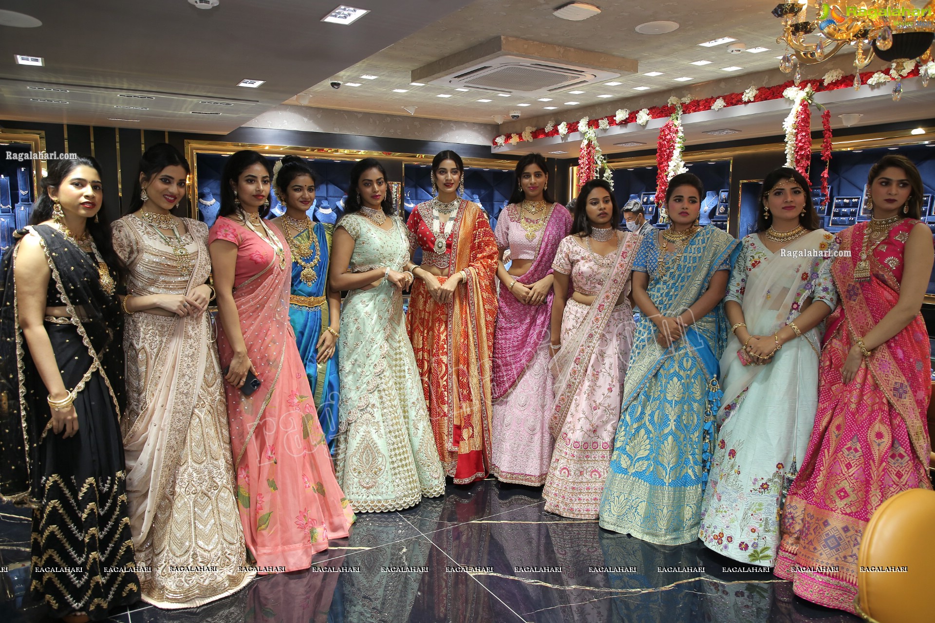 Shivraj Laxmichand Jain Jewellers Launch and Jewellery Fashion Showcase at Somajiguda, Hyderabad