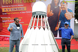 Shuttlecock Car Launch at Country Club