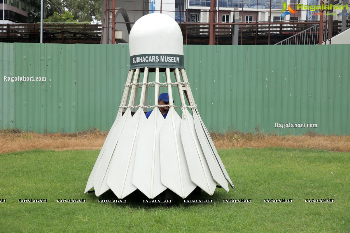 Shuttlecock Car Launch at Country Club in Hyderabad