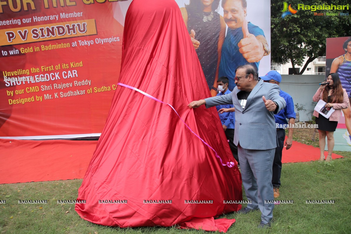 Shuttlecock Car Launch at Country Club in Hyderabad