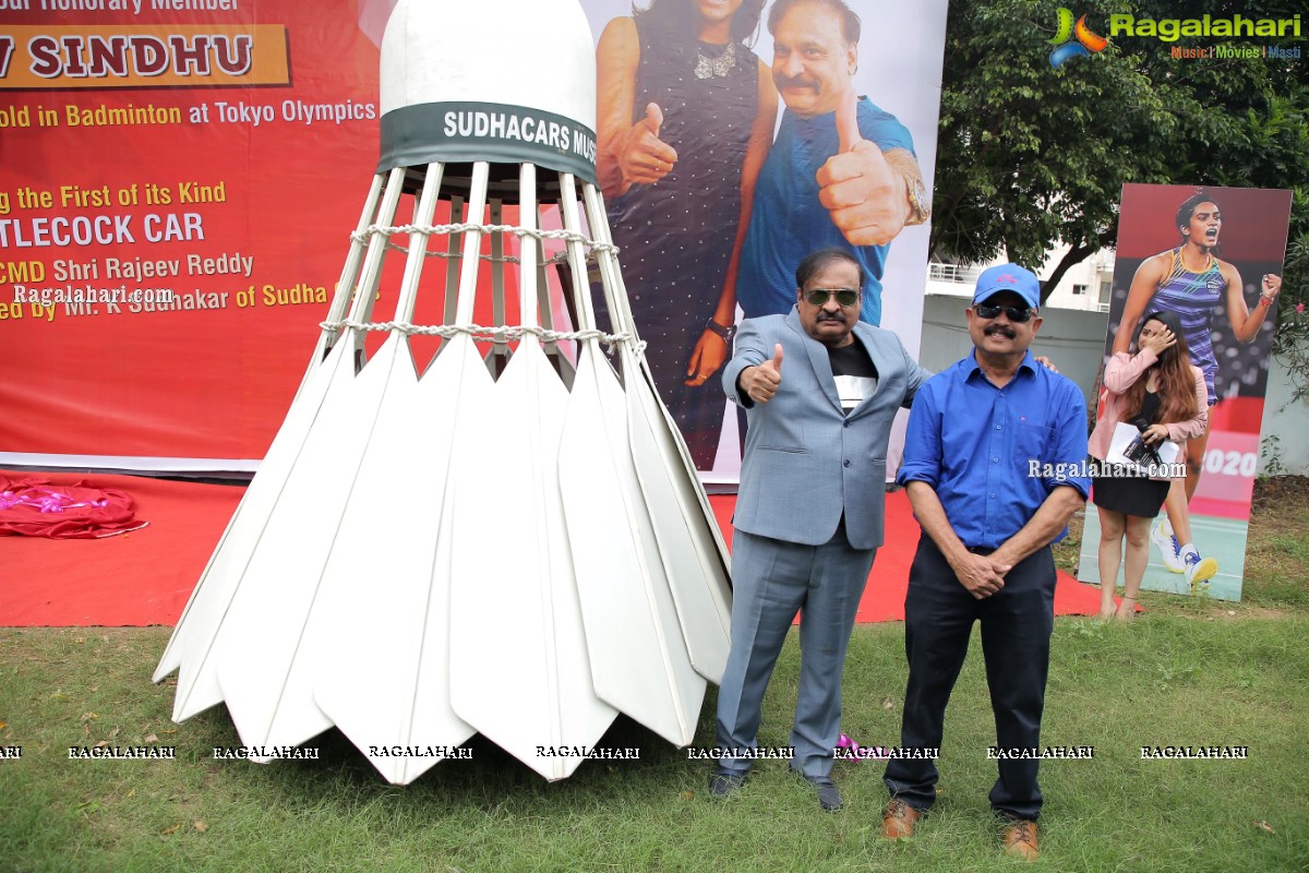 Shuttlecock Car Launch at Country Club in Hyderabad