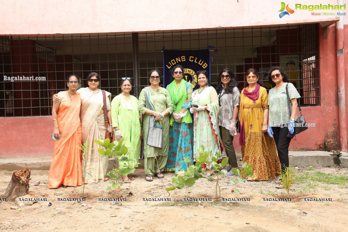 Vana Mahotsav - Tree plantation by Lions Club of Hyderabad Petals