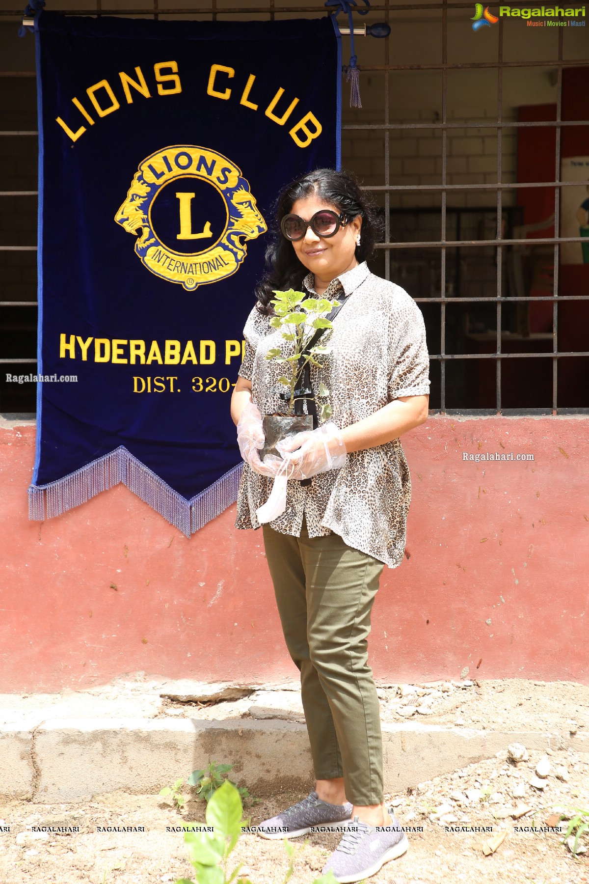 Vana Mahotsav - Tree plantation by Lions Club of Hyderabad Petals