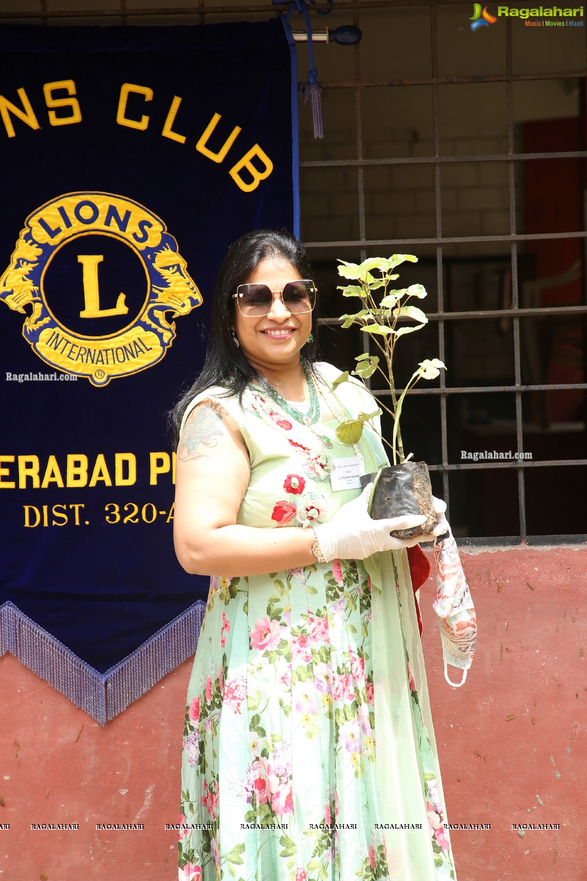 Vana Mahotsav - Tree plantation by Lions Club of Hyderabad Petals