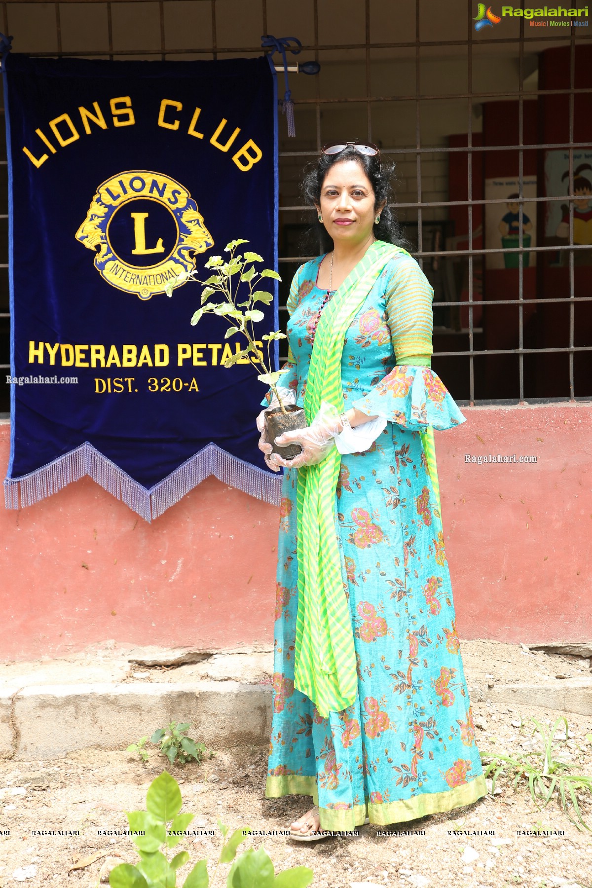 Vana Mahotsav - Tree plantation by Lions Club of Hyderabad Petals