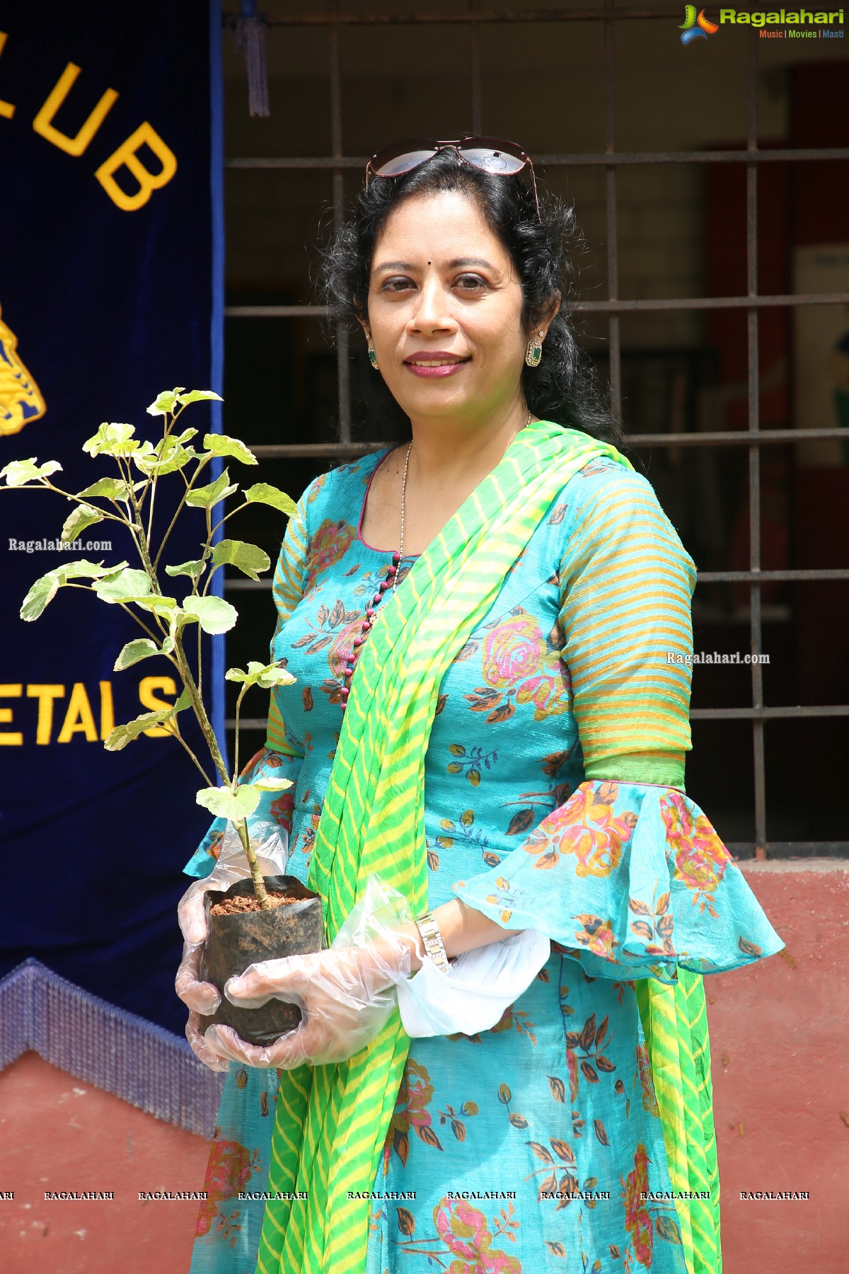 Vana Mahotsav - Tree plantation by Lions Club of Hyderabad Petals