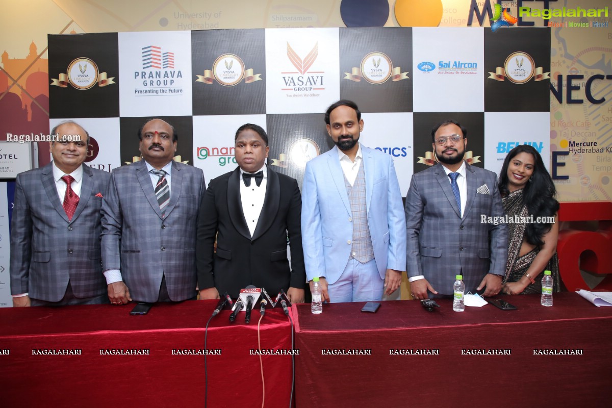 Vysya Limelight Awards 2021 Press Meet at HICC Novotel