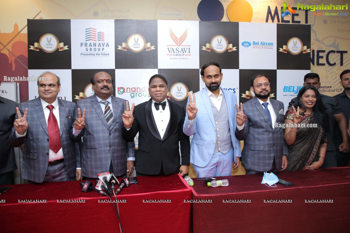 Vysya Limelight Awards 2021 Press Meet at HICC Novotel