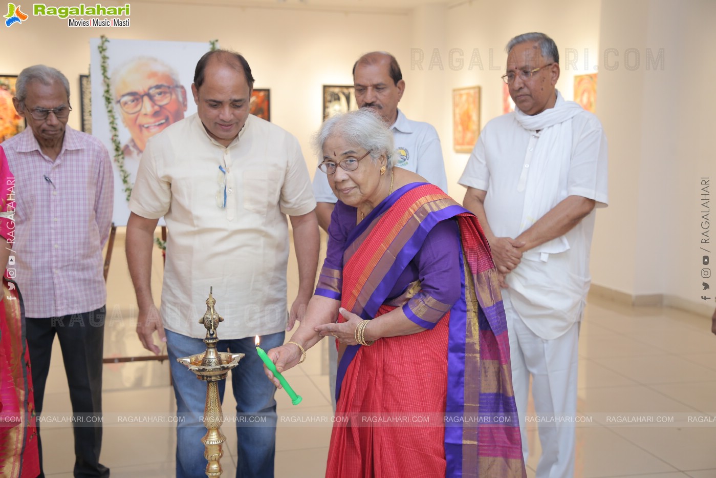 Art Exhibition 'Chandra' at Chitramayee State Gallery Of Art