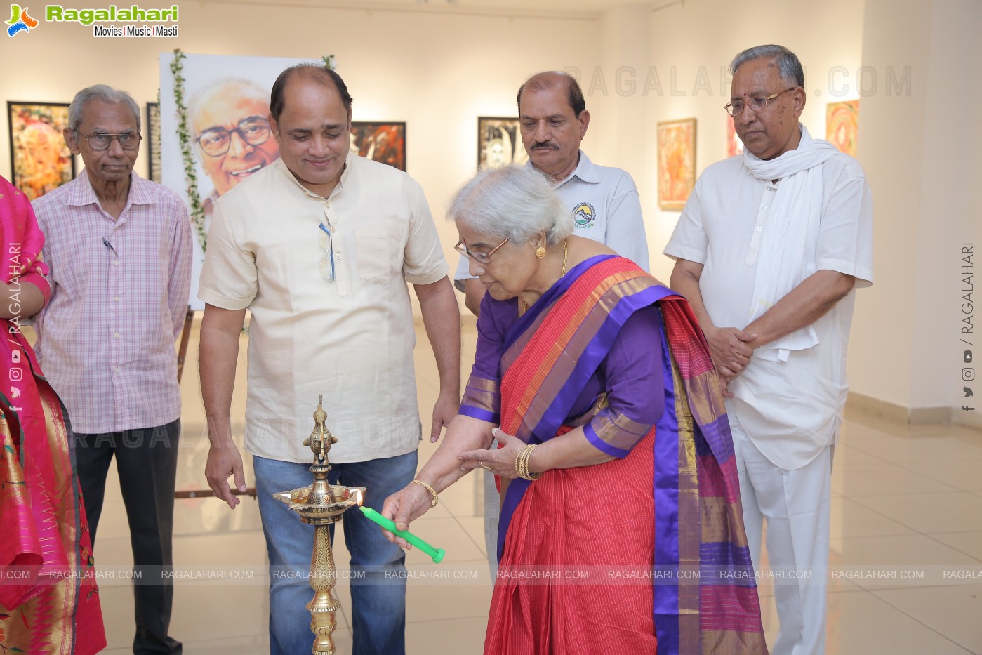 Art Exhibition 'Chandra' at Chitramayee State Gallery Of Art