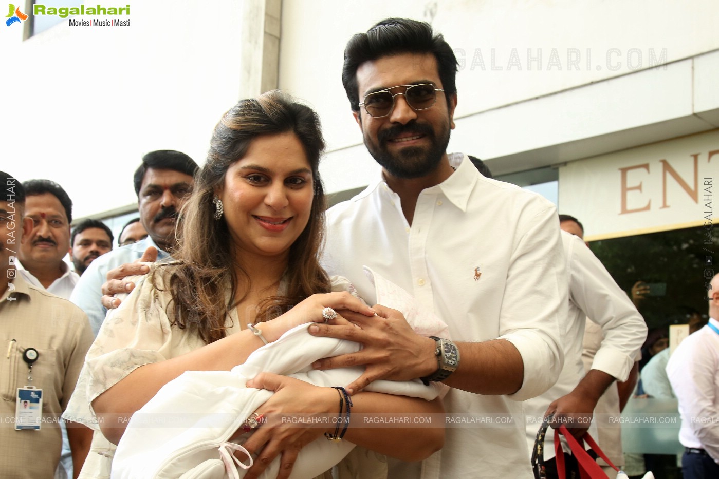 Ram Charan and Upasana Press Meet @Apollo Hospital