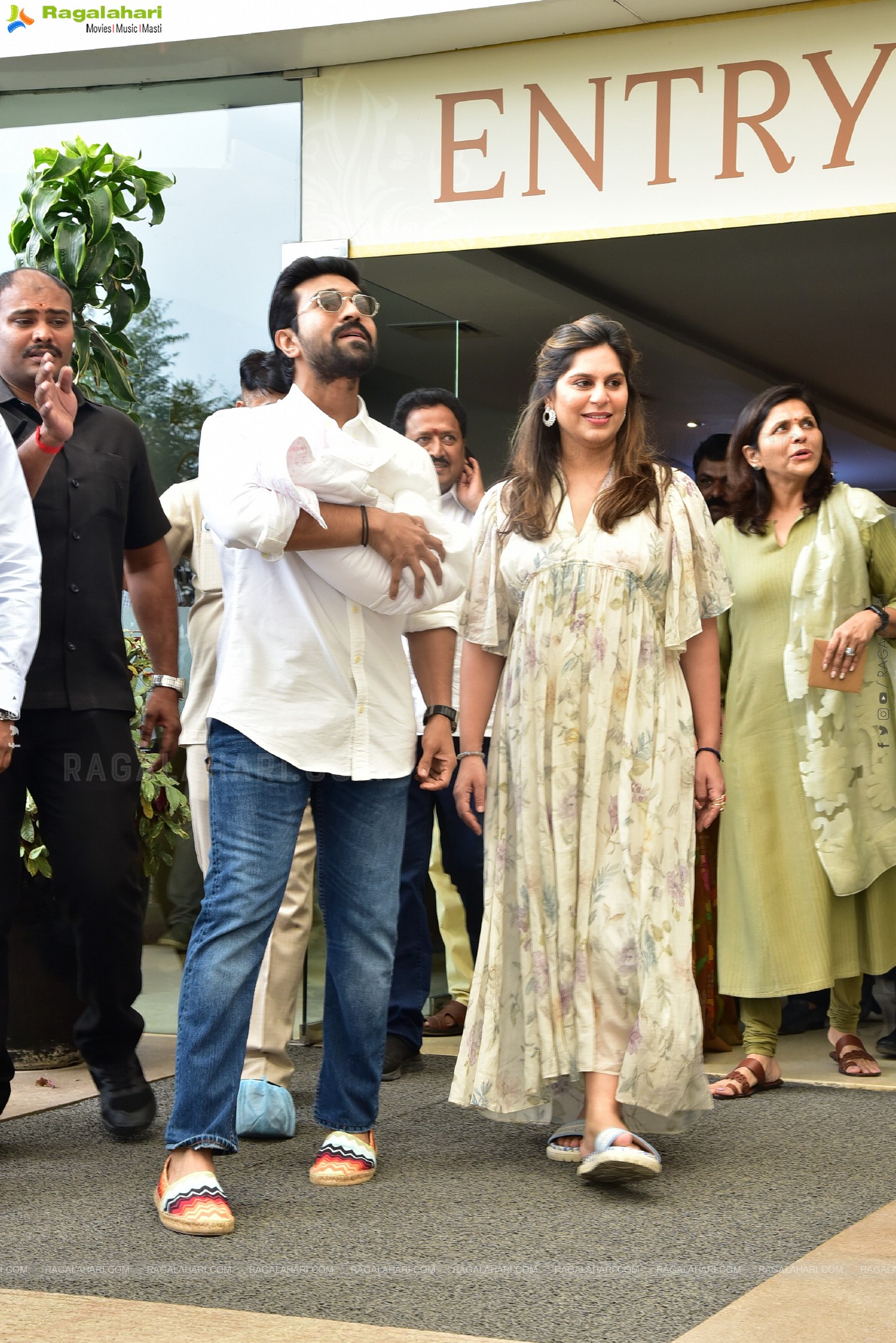 Ram Charan and Upasana Press Meet @Apollo Hospital