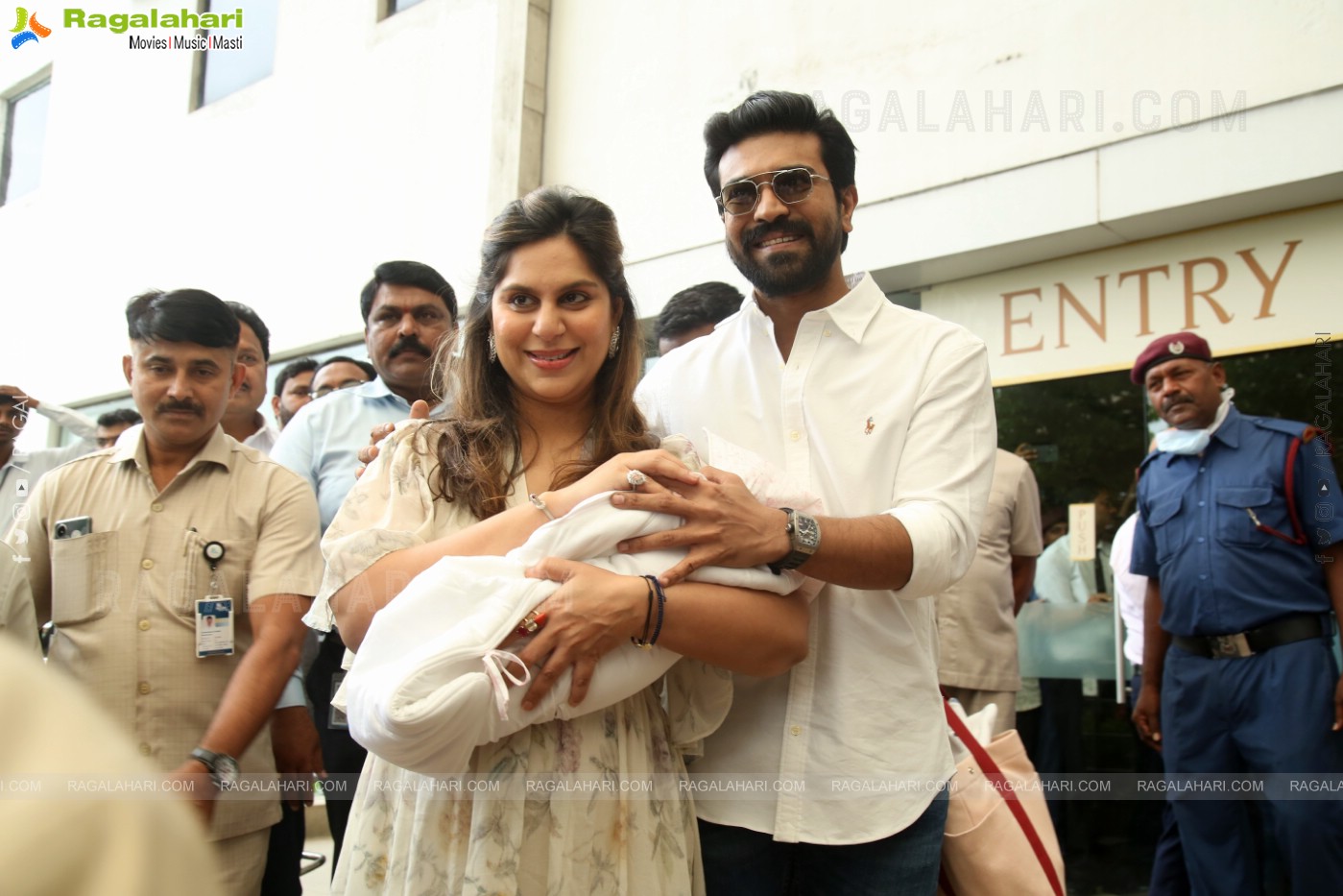 Ram Charan and Upasana Press Meet @Apollo Hospital