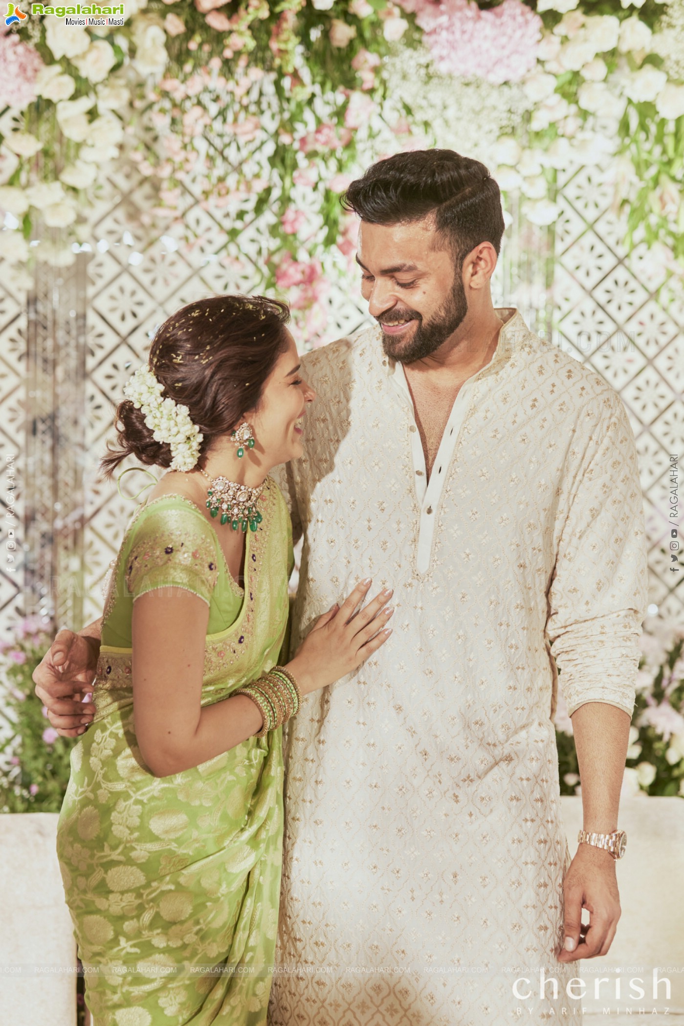 Varun Tej and Lavanya Tripathi's Engagement Pics